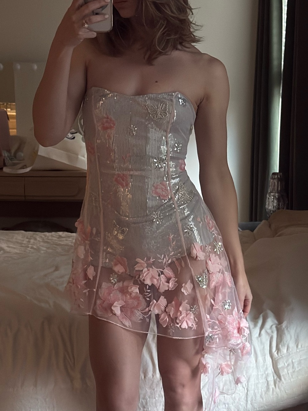 Oh Polly Sequin mini dress